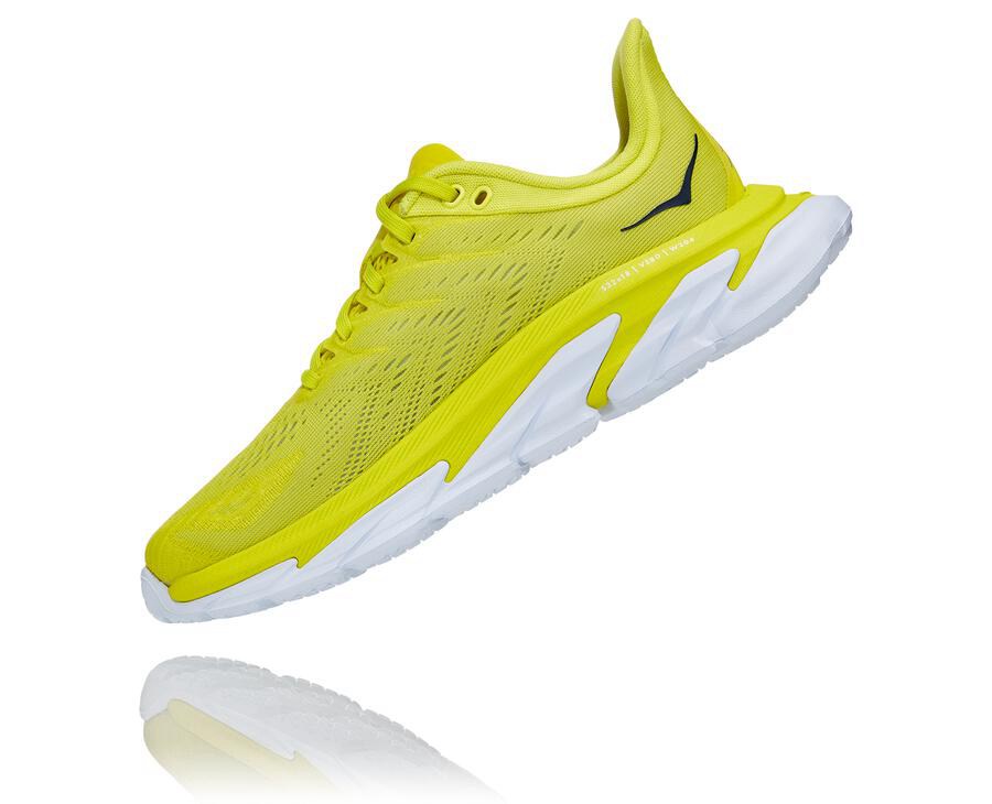 Hoka One One Clifton Edge Löparskor Dam - Fluorescerande - SYBZI-1293